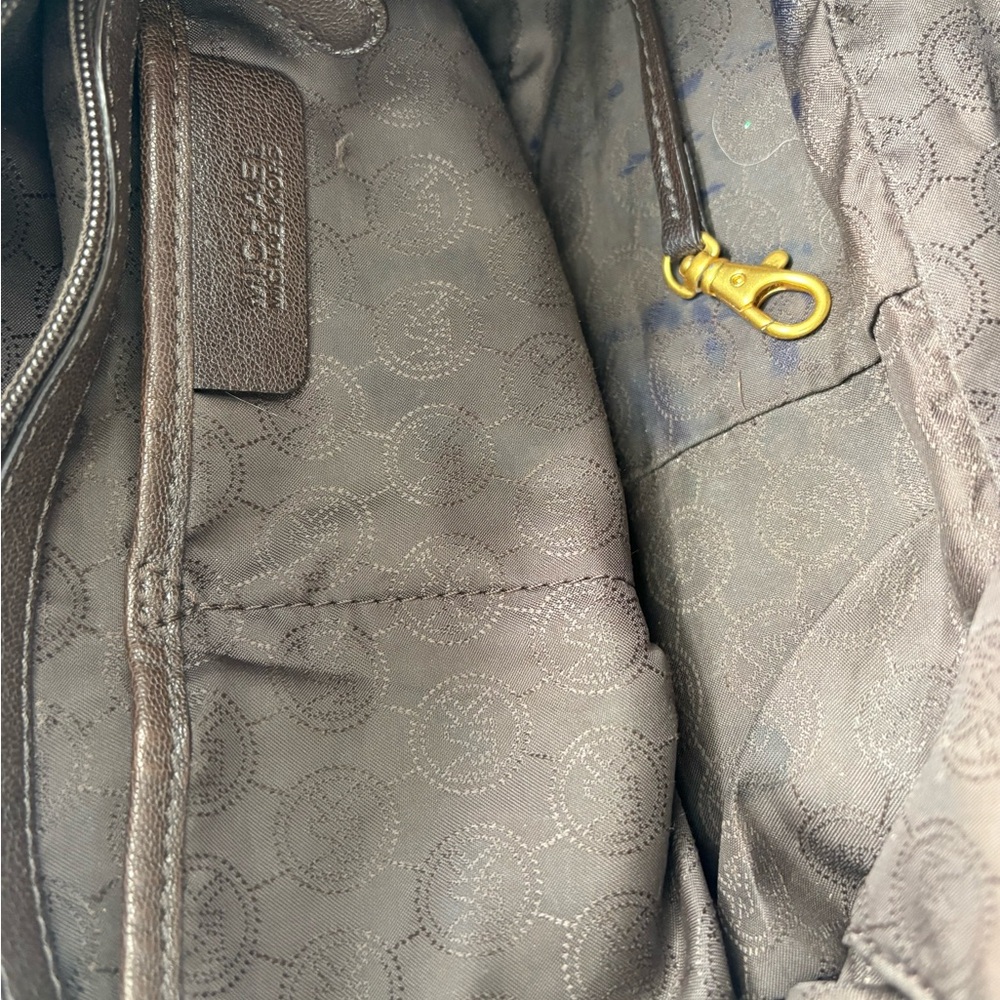 Michael Kors Python Print Leather Shoulder Bag - image 7